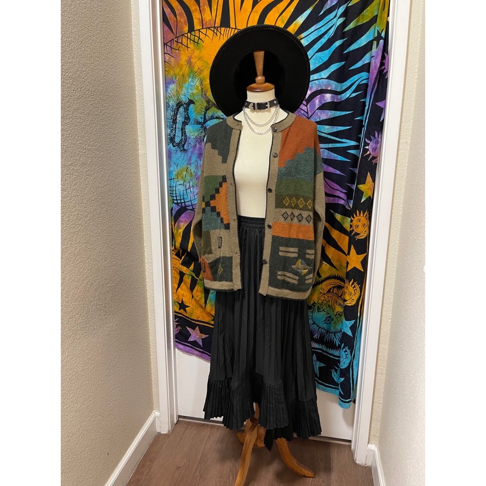 π Lovely Vintage wool art cardigan - Picture 10 of 11